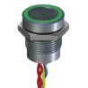 APEM Illuminated Piezo Switch Momentary SPST 16 mm Panel Cutout IP68 200mA 24V DC AC