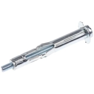 RawlPlug Carbon Steel Expanding Bolt Cavity Fixing, 8 mm Fixing Hole Diameter, Zinc Plated, Slot Pozidriv Drive SM-04046