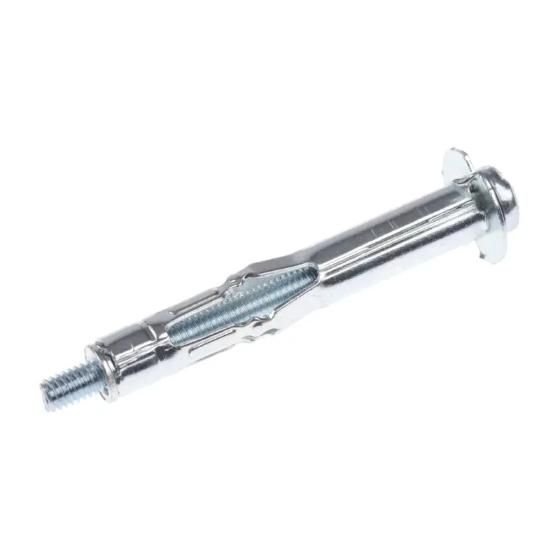 RawlPlug Carbon Steel Expanding Bolt Cavity Fixing, 8 mm Fixing Hole Diameter, Zinc Plated, Slot Pozidriv Drive SM-04046