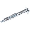 RawlPlug Carbon Steel Expanding Bolt Cavity Fixing, 8 mm Fixing Hole Diameter, Zinc Plated, Slot Pozidriv Drive SM-04046