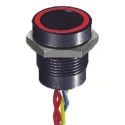 APEM Illuminated Piezo Switch Momentary SPST Through Hole IP68 16 mm Panel Cutout 200mA 