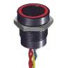 APEM Illuminated Piezo Switch Momentary SPST Through Hole IP68 16 mm Panel Cutout 200mA