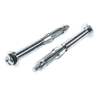 RawlPlug Carbon Steel Expanding Bolt Cavity Fixing, 12 mm Fixing Hole Diameter, Zinc Plated SM-06080