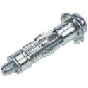 RawlPlug Carbon Steel Expanding Bolt Cavity Fixing Zinc Plated M6 Thread Slot Pozidriv Drive 12 mm Fixing Hole SM-06037