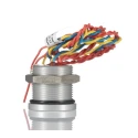 APEM Illuminated Piezo Switch Momentary SPST IP68 19 mm Cutout 200mA 24V AC/DC 