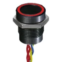 APEM Illuminated Piezo Switch Momentary SPST IP68 Flying Lead 19 mm Panel Cutout 200mA Contact Current 