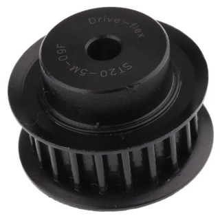 RS PRO Steel Timing Belt Pulley 9 mm Width 5 mm Pitch 20 Teeth Model PB PULLEY 5M-09MM 20T