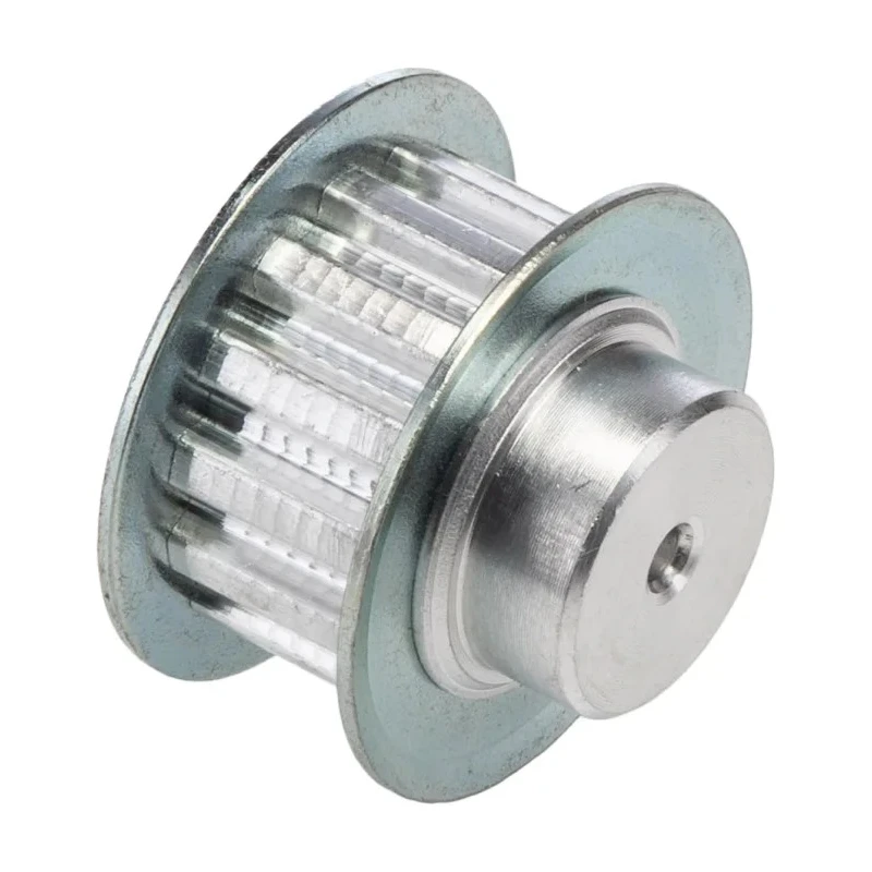 RS PRO Timing Belt Pulley Aluminium 5 mm Pitch 14 Teeth Flanged 14.3 mm Belt Width PB TYPE XL 037 14 TOOTH PULLEY