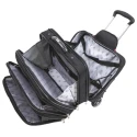Wenger Laptop Wheeled Case Black 17 in Nylon with 3 Compartments Patriot 600662