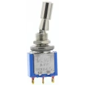 APEM Toggle Switch Panel Mount On-On SPDT Solder Lug Terminal 24 V dc 250 V ac 5636ADBK2V