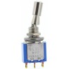 APEM Toggle Switch Panel Mount On-On SPDT Solder Lug Terminal 24 V dc 250 V ac 5636ADBK2V