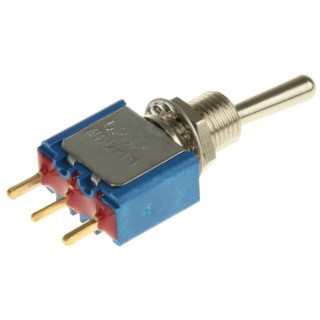 APEM Toggle Switch PCB Mount On-On SPST PC Terminal 24 V dc 250 V ac 5232CDB