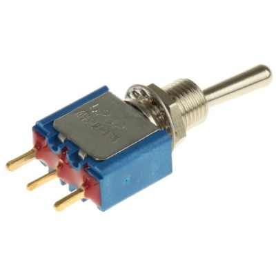 APEM Toggle Switch PCB Mount On-On SPST PC Terminal 24 V dc 250 V ac 5232CDB