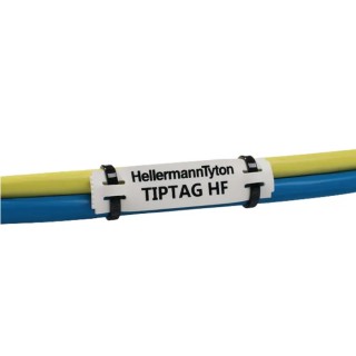 HellermannTyton White Print Polyolefin Cable Labels 65 mm Width 190 Per Pack 556-20069 TIPTAG11X65WH-PO-WH