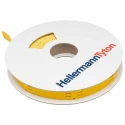 HellermannTyton Polyolefin Yellow Thermal-Transfer Cable Labels 65 mm Width 65 mm Length 190 556-21064 TIPTAG15X65YE-PO-YE