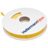 HellermannTyton Polyolefin Yellow Thermal-Transfer Cable Labels 65 mm Width 65 mm Length 190 556-21064 TIPTAG15X65YE-PO-YE