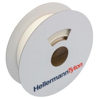 HellermannTyton Heat Shrink Tubing White 18 mm Sleeve Diameter x 26m Length 3:1 Ratio Cross 553-41851 TULT18-6WH-PO-X-WH