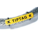 HellermannTyton Yellow Print Polyolefin Cable Labels 100 mm Width 100 mm Length 120 Per Pack 556-20074 TIPTAG11X100YE-PO-YE