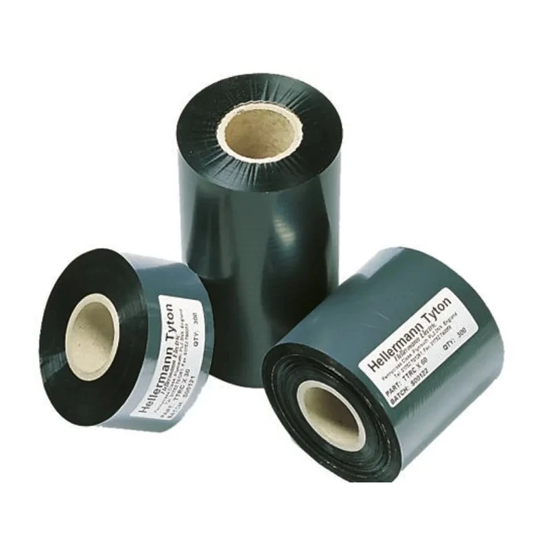 HellermannTyton Black Polyester Label Printer Ribbon 50.8 mm Width 22.86 m Length 556-00111 TT822OUT 60MM-PET-BK