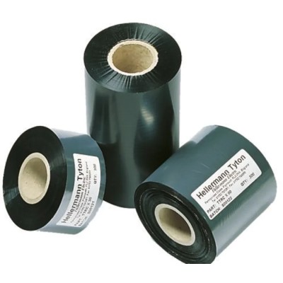 HellermannTyton Black Label Printer Ribbon Polyester 50.8 mm Width 22.86 m Length 556-00114 TTRC+ 30MM-PET/DIV-BK