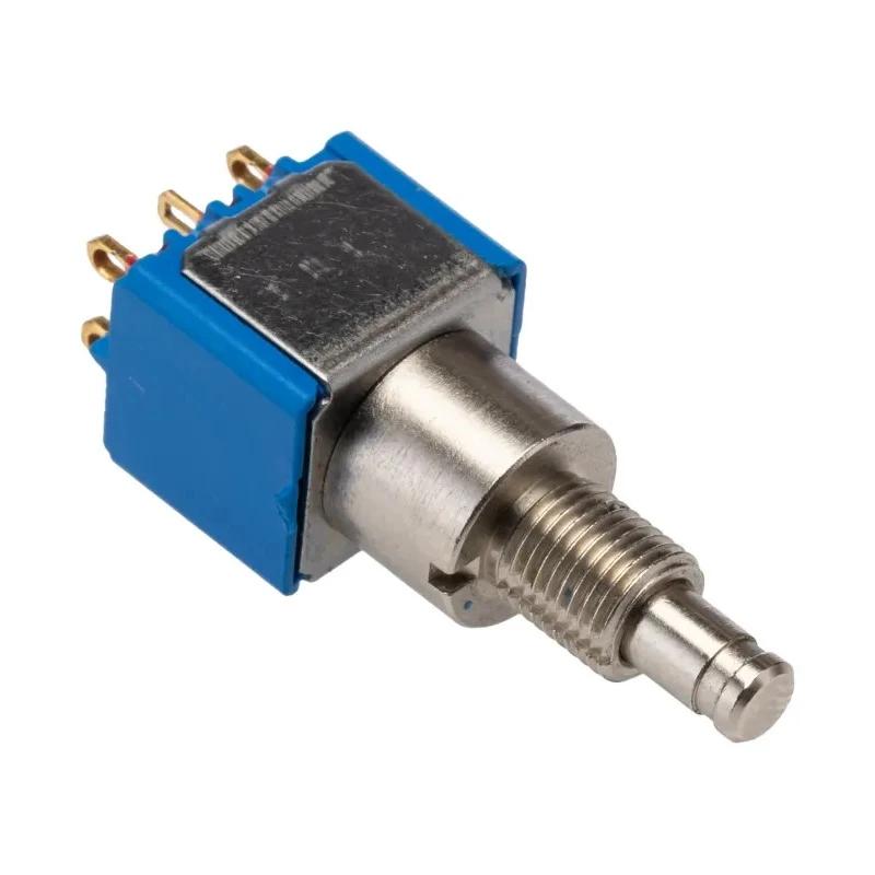 APEM 8000 Series Miniature Push Button Switch Latching Panel Mount DPDT 6.5 mm Cutout IP65 8646ADBK