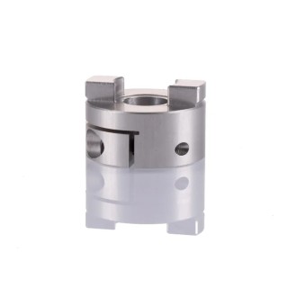 Huco Clamp Style Oldham Coupler Aluminium 9.53 mm Bore Finished with Keyway, 25.4 mm OD, 25 mm Length 452H25.31
