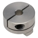 Huco Clamp Style Oldham Coupler 25.4 mm Outside Diameter 6.35 mm Bore Finished with Keyway 25 mm Length 3000 RPM 452H25.24