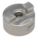 Huco Clamp Style Oldham Coupler 25.4 mm Outside Diameter 6.35 mm Bore Finished with Keyway 25 mm Length 3000 RPM 452H25.24