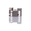 Huco Clamp Style Oldham Coupler 41.3 mm Outside Diameter 10 mm Bore Finished with No Keyway Bore 41 mm Hub Length 852.41.32