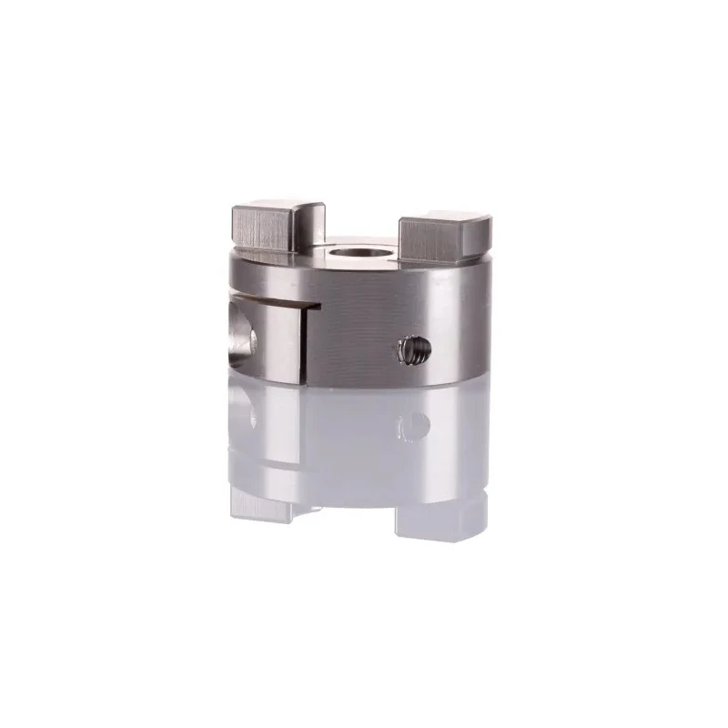 Huco Clamp Style Oldham Coupler 41.3 mm Outside Diameter 10 mm Bore Finished with No Keyway Bore 41 mm Hub Length 852.41.32