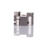 Huco Clamp Style Oldham Coupler 41.3 mm Outside Diameter 10 mm Bore Finished with No Keyway Bore 41 mm Hub Length 852.41.32