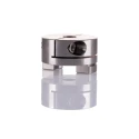 Huco Clamp Style Oldham Coupler 41.3 mm Outside Diameter 10 mm Bore Finished with No Keyway Bore 41 mm Hub Length 852.41.32
