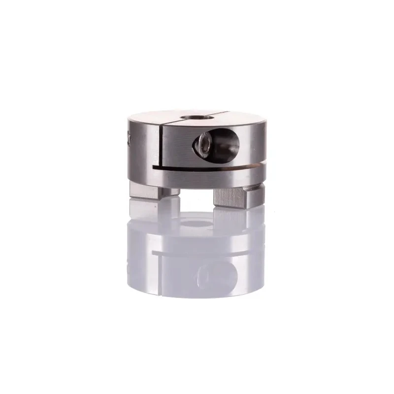 Huco Clamp Style Oldham Coupler 41.3 mm Outside Diameter 10 mm Bore Finished with No Keyway Bore 41 mm Hub Length 852.41.32