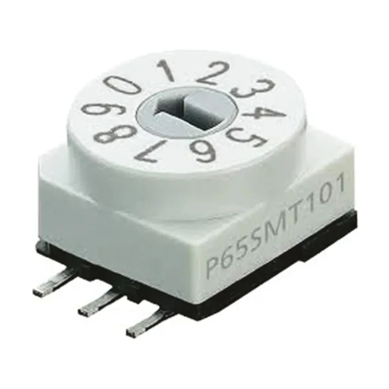 APEM Rotary Flush Rotary Coded DIP Switch Surface Mount P65SMT103