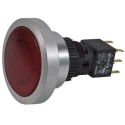 APEM A9 Series Illuminated Push Button Switch Momentary Panel Mount 30 mm Cutout DPDT Red LED IP65 12 V dc A9PFA1Y2BK1