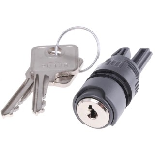APEM A01 2-position Key Switch Head, Latching Operation, 16mm Cutout IP65 A018323