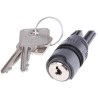 APEM A01 2-position Key Switch Head, Latching Operation, 16mm Cutout IP65 A018323
