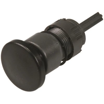 APEM Black Momentary Mushroom Push Button Head 16 mm Cutout IP65 IP40 A01MMA