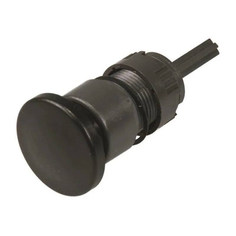 APEM Black Momentary Mushroom Push Button Head 16 mm Cutout IP65 IP40 A01MMA