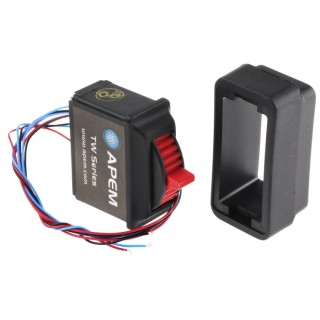 APEM IP67 Pre-Wired Thumbwheel Switch Surface 5V 10mA 4 Sections Model 