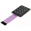 APEM 12 Key Illuminated Silver Membrane Keypad AC3560ILL