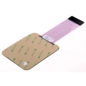 APEM 12 Key Illuminated Silver Membrane Keypad AC3560ILL