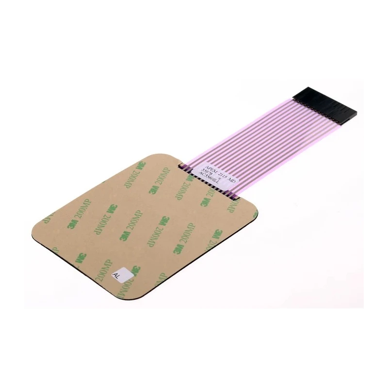 APEM 12 Key Illuminated Silver Membrane Keypad AC3560ILL