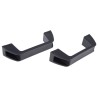 RS PRO Matt Black Plastic Arch Shape Handle 170 mm Length, 48 mm Height, 28 mm Width 456-507