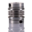 Huco Aluminium Hub Stainless Steel Bellows Clamp Style Flexible Coupler 12 mm Bore 40 mm Length 536.34.3535