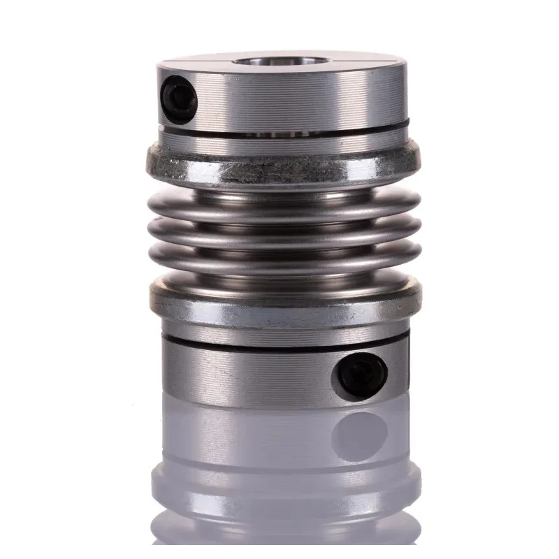 Huco Aluminium Hub Stainless Steel Bellows Clamp Style Flexible Coupler 12 mm Bore 40 mm Length 536.34.3535