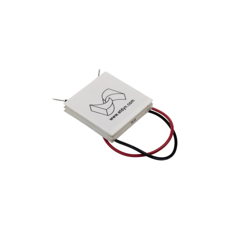 Global Component Sourcing Peltier Module, 51.6 W Cooling Capacity, 8.5 A, 16.1 V, 40 mm x 40 mm x 7 mm ET2-196-19-14