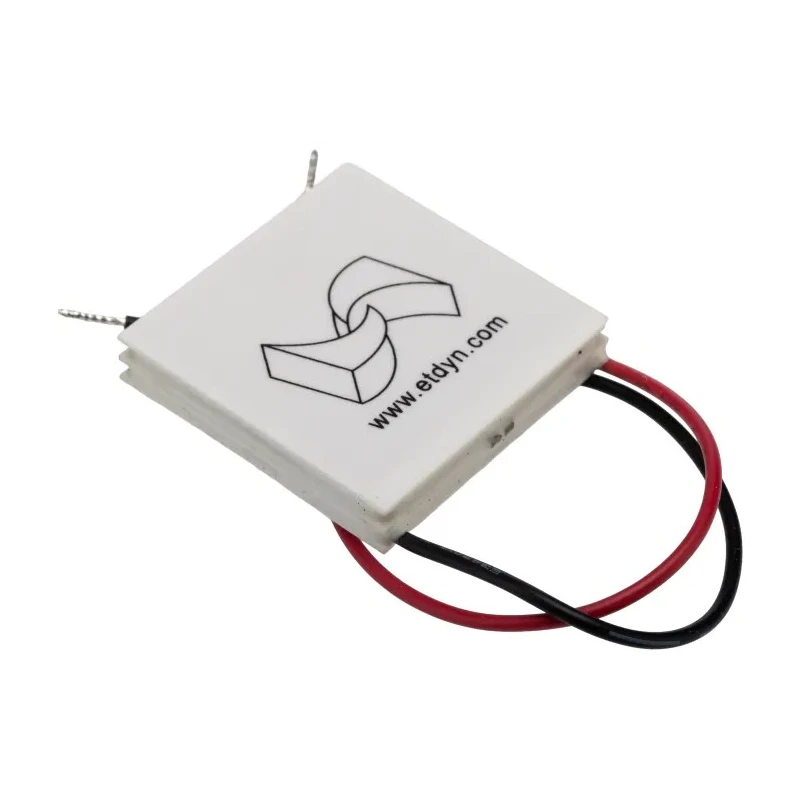 Global Component Sourcing Peltier Module, 51.6 W Cooling Capacity, 8.5 A, 16.1 V, 40 mm x 40 mm x 7 mm ET2-196-19-14