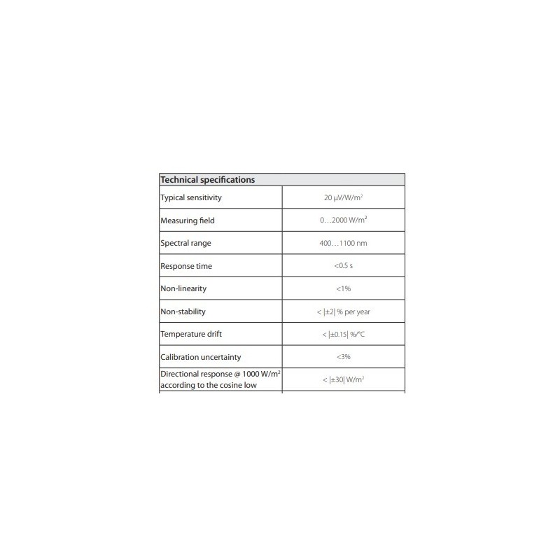 silicon-pyranometer-60095-1