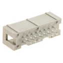 HARTING SEK 18 Series Straight Through Hole PCB Header 16 Contacts 2.54 mm Pitch 2 Row Shrouded 09185166324